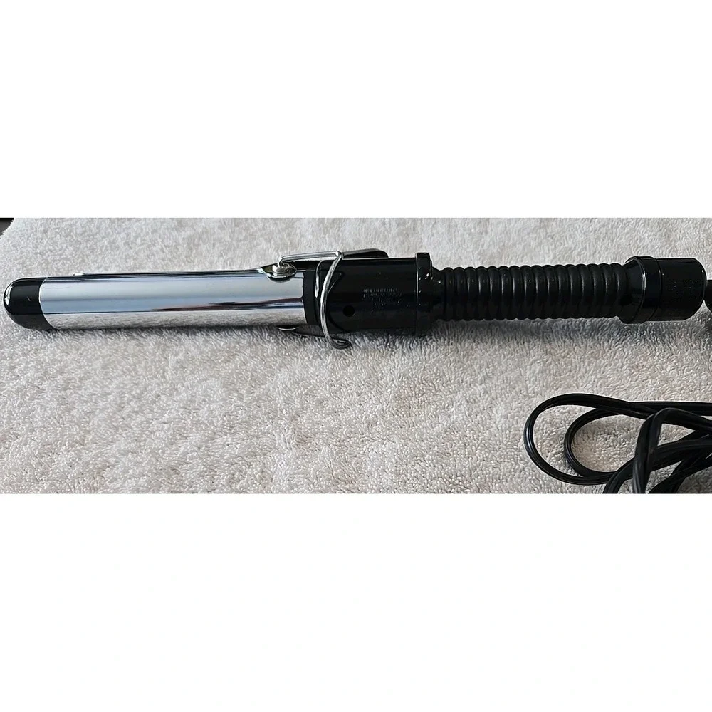 Conair Instant Heat Curling Iron, 1-inch barrel‎ Model CD87X Black/Silver Tested